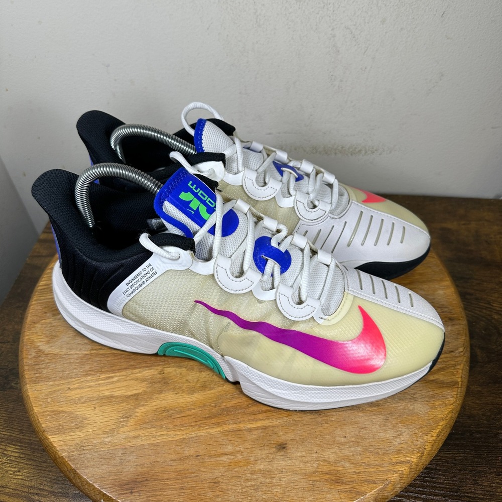 Nike NikeCourt Air Zoom GP Turbo White Solar Red Mens Tennis Shoes CK7513-112 9